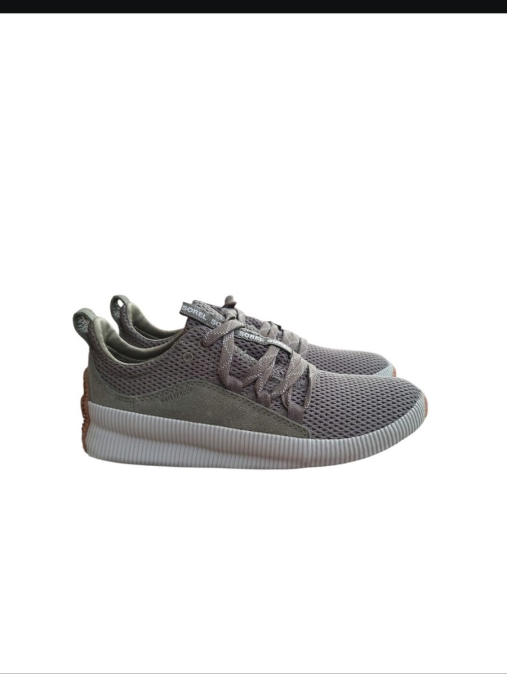 Sorel Waterproof Out About Hike Sage Olive Arm Green Sneaker Tennis Shoe Women 8 - Picture 10 of 10
